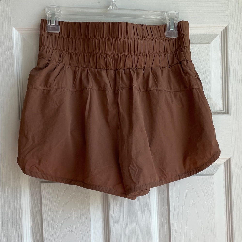 JoyLab Brown High-Rise Athletic Shorts S - Picture 3 of 3